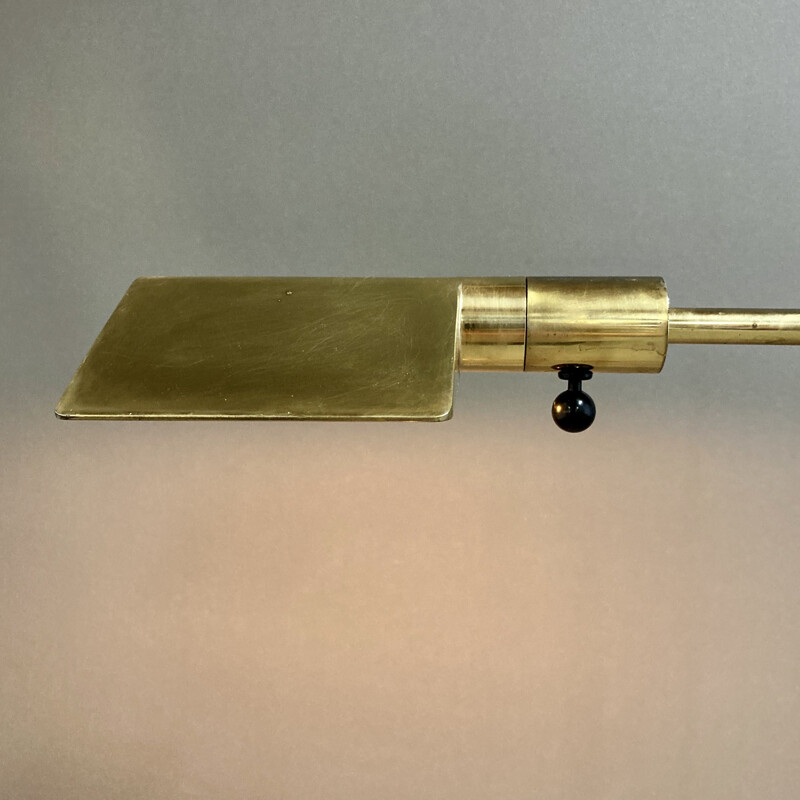 Vintage brass lamp Cedric Hartman by Lenor Larsen