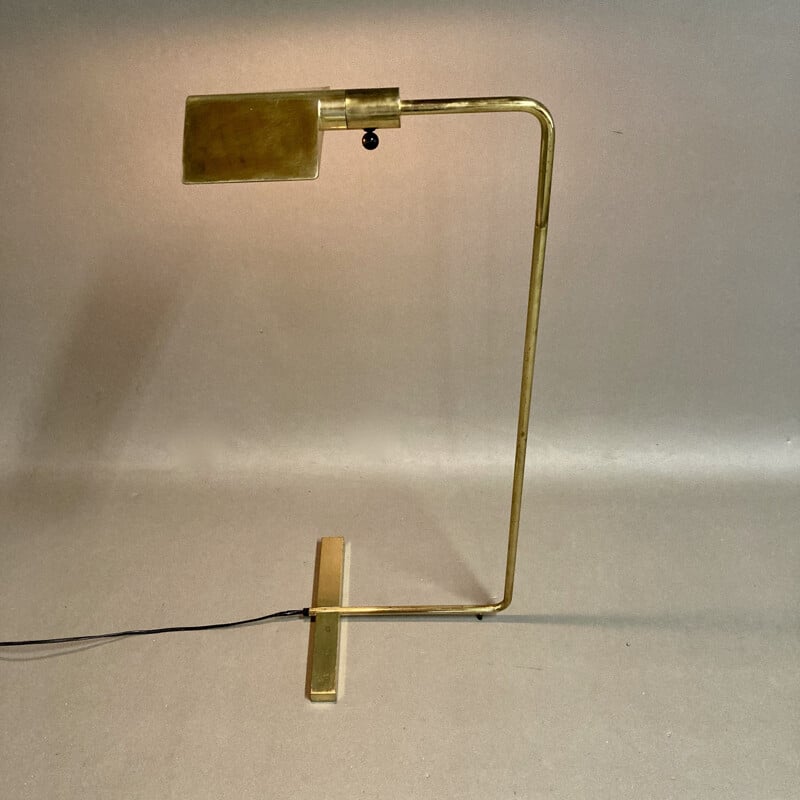 Vintage brass lamp Cedric Hartman by Lenor Larsen