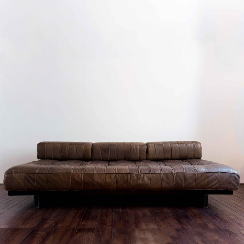 Vintage sofa bed DS-80 by De Sede 1970