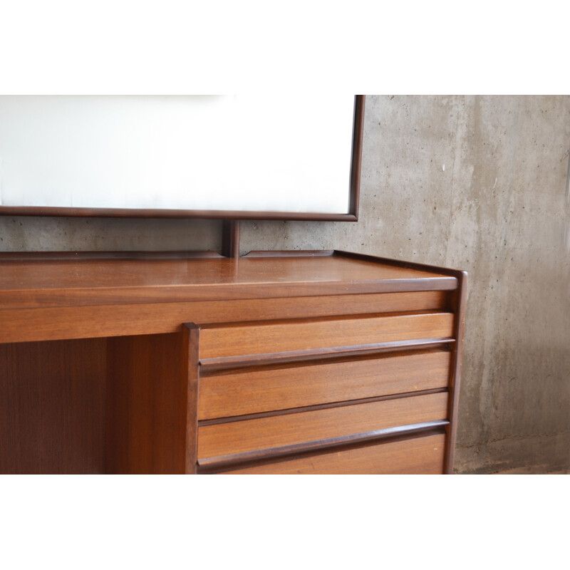 William Lawrence & Co dressing table / desk in teak, William LAWRENCE - 1970s