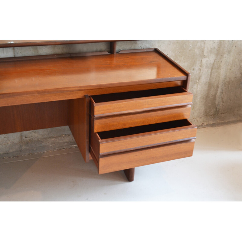 William Lawrence & Co dressing table / desk in teak, William LAWRENCE - 1970s
