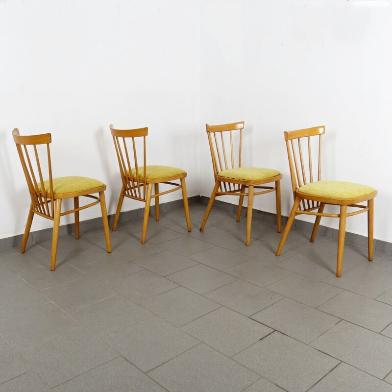 Conjunto de 4 cadeiras vintage 1960