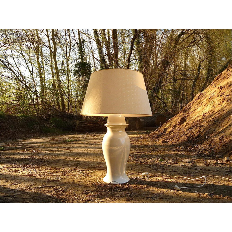 Vintage keramische lamp van Tommaso Barbi, Italië 1960