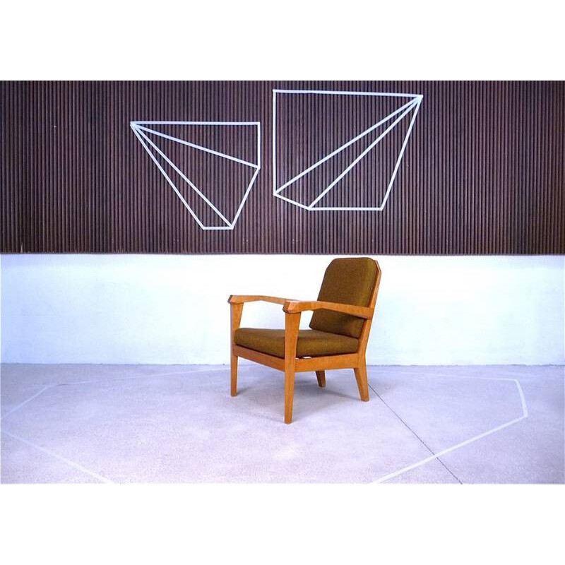 Schiller Möbel "Anthroposophical" easy chair in wood, Felix KAYSER - 1930s