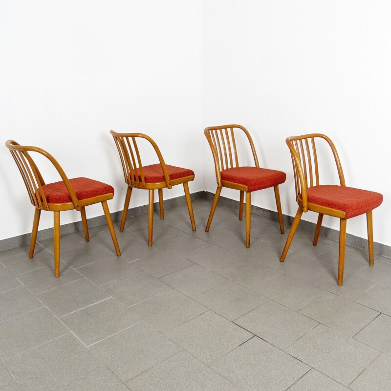 Set of 4 vintage Dining Chair by Antonin Suman 1960s