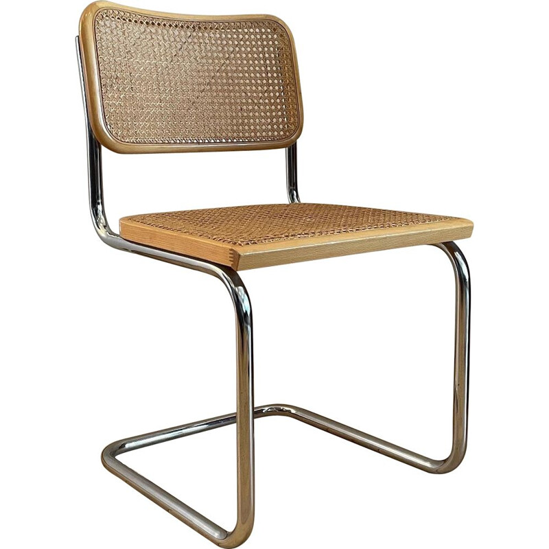 Vintage Cesca chair, model B32, Breuer 1970