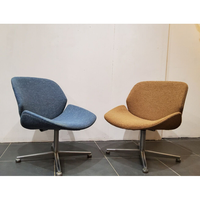 Pair of vintage Exquis Harcourt armchairs for Artifort