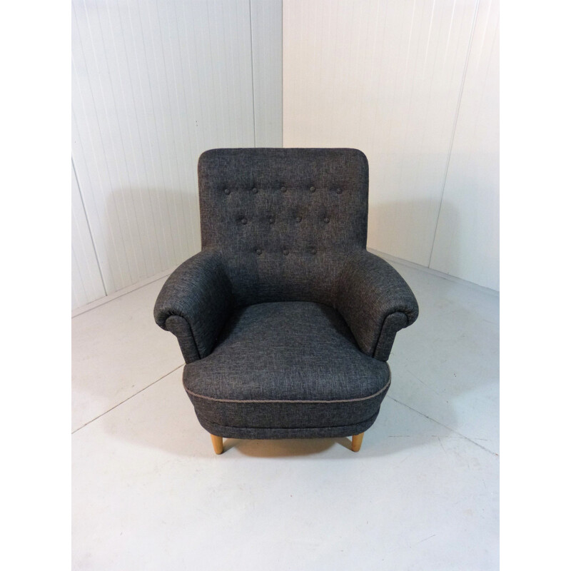 Fauteuil lounge vintage Hemmakväll de Carl Malmsten Suède