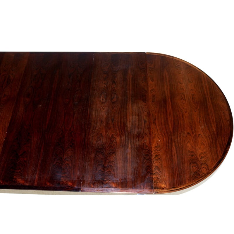 Vintage rosewood dining table by Arne Vodder