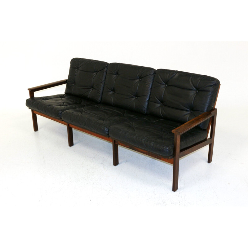 Vintage leather sofa 1960