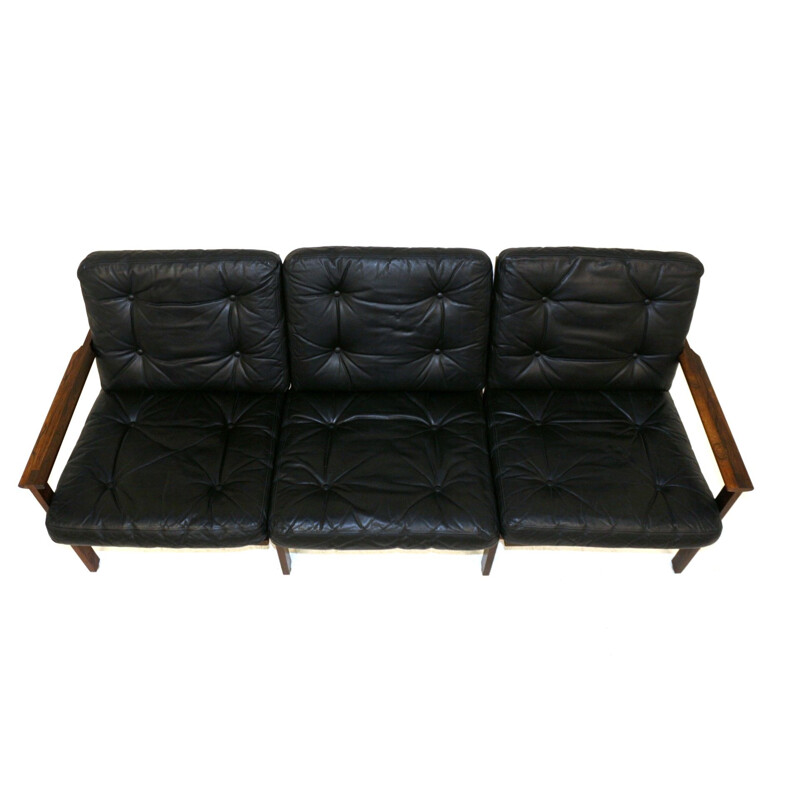 Vintage leather sofa 1960