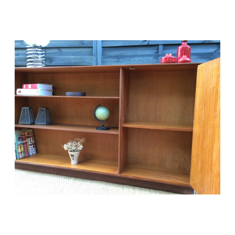 G-plan bookcase in teak and rosewood, Kofod LARSEN - 1960s