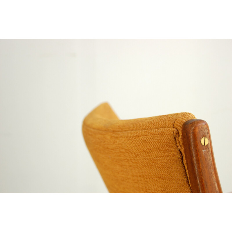 Kubus "boomerang" rocking chair in teak, Søren Georg JENSEN - 1960s