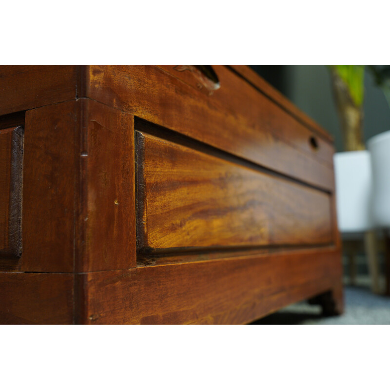 Vintage camphor wood storage box