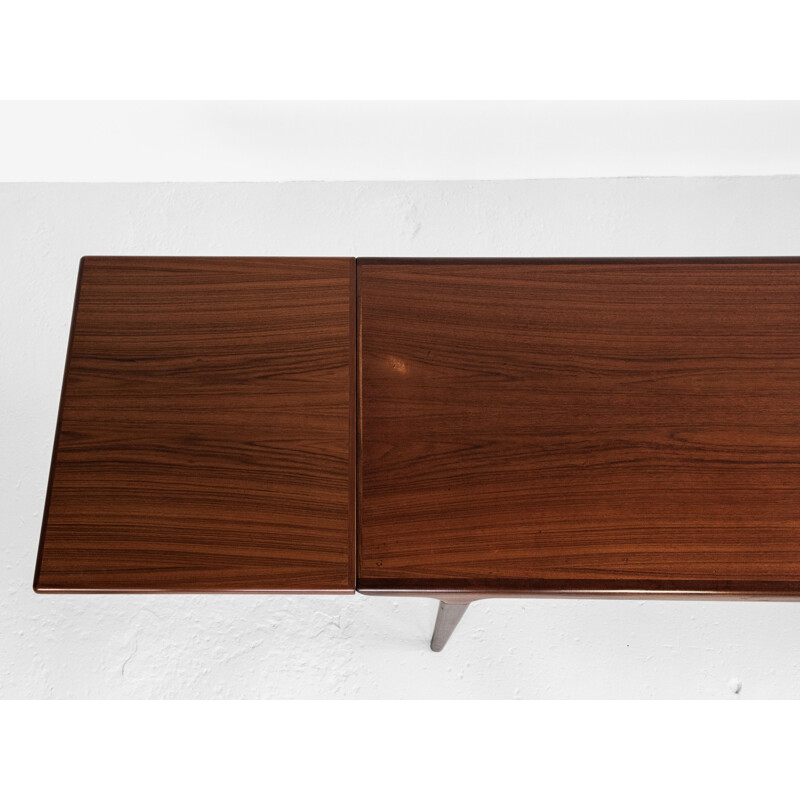 Midcentury XL dining table by Johannes Andersen for Uldum Danish 1960s