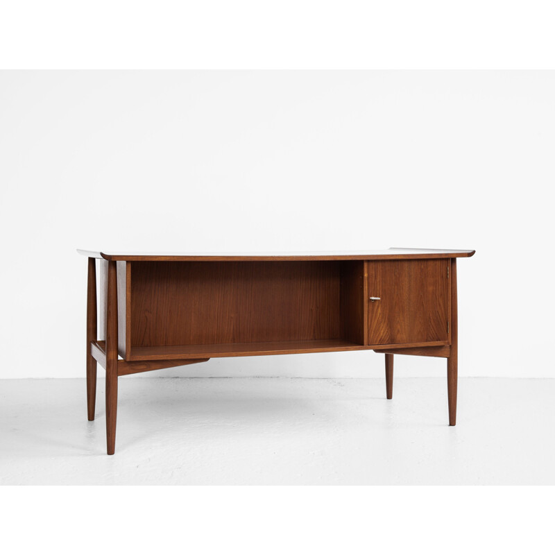 Midcentury desk in teak by Arne Vodder for HP Hansen Danish 1960s