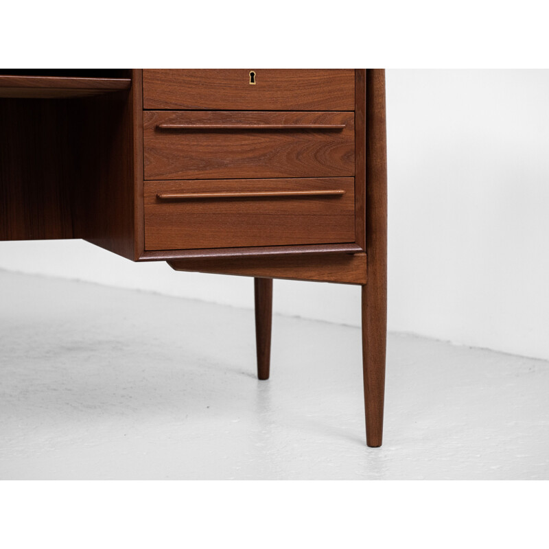 Midcentury desk in teak by Arne Vodder for HP Hansen Danish 1960s