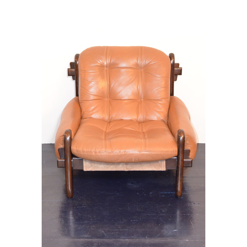 Vintage Jean Gillon armchair for Probel 1960s