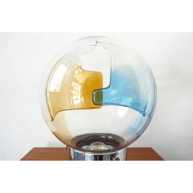 Vintage Space Age Table Lamp by Toni Zuccheri for Venini 1960s