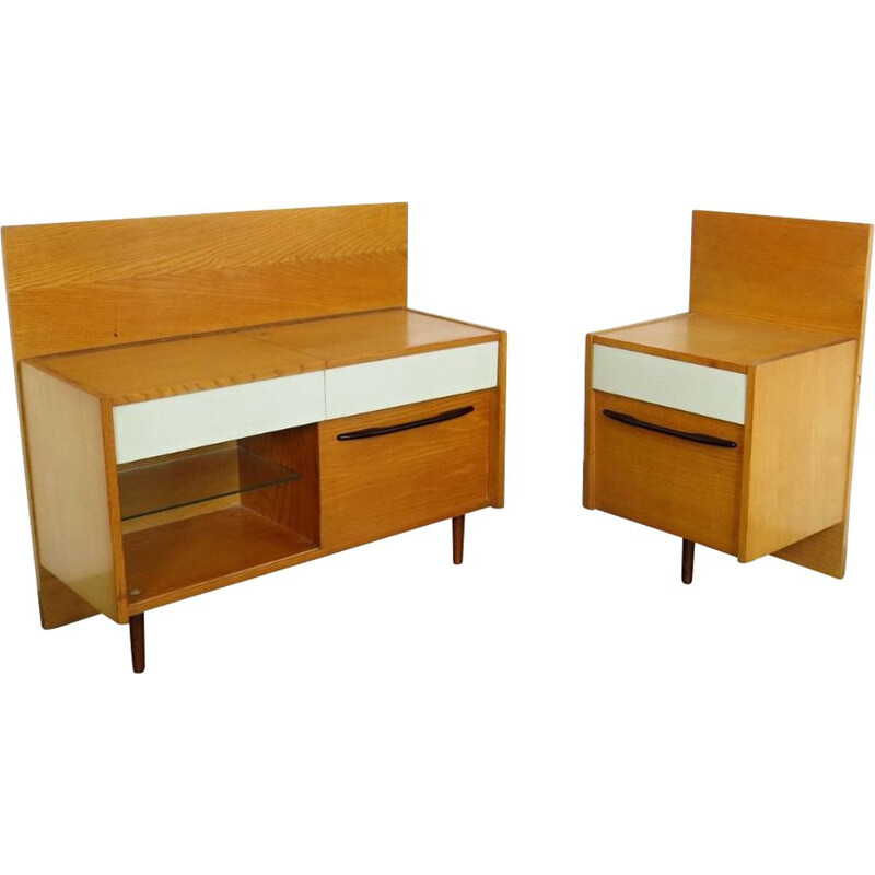 Vintage Bedside Table and Dressing Table 1960s