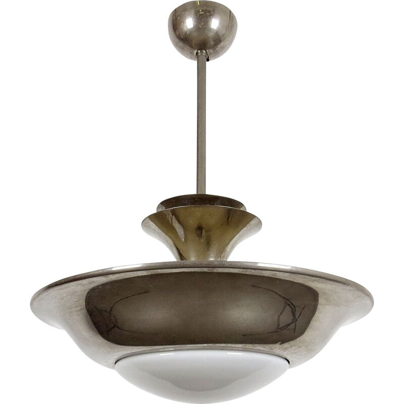 Vintage Pendant Lamp Czechoslovakia 1930s