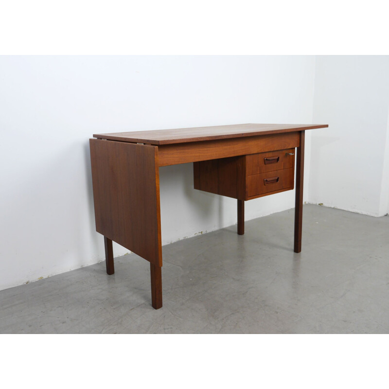 Vintage Adjustable Teak Desk by Arne Vodder Denmark 1950s