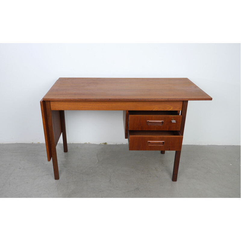 Vintage Adjustable Teak Desk by Arne Vodder Denmark 1950s