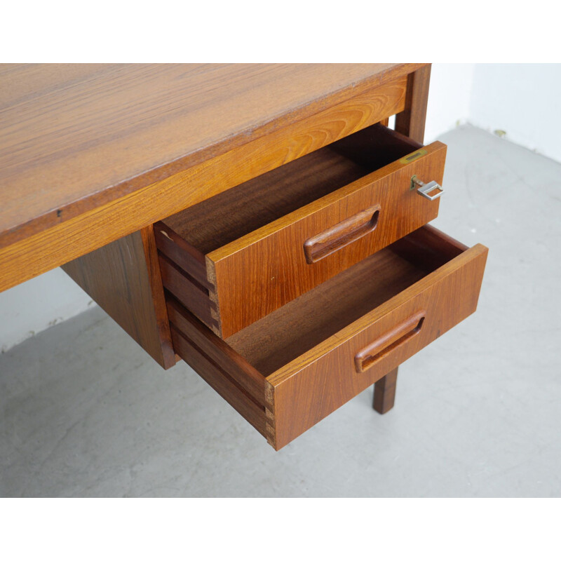 Vintage Adjustable Teak Desk by Arne Vodder Denmark 1950s