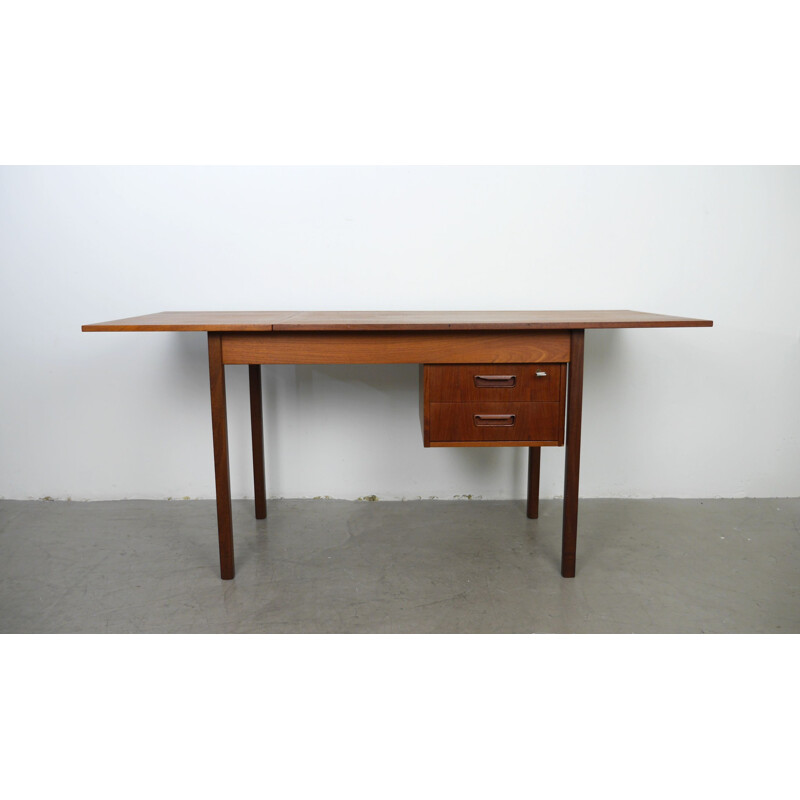 Vintage Adjustable Teak Desk by Arne Vodder Denmark 1950s