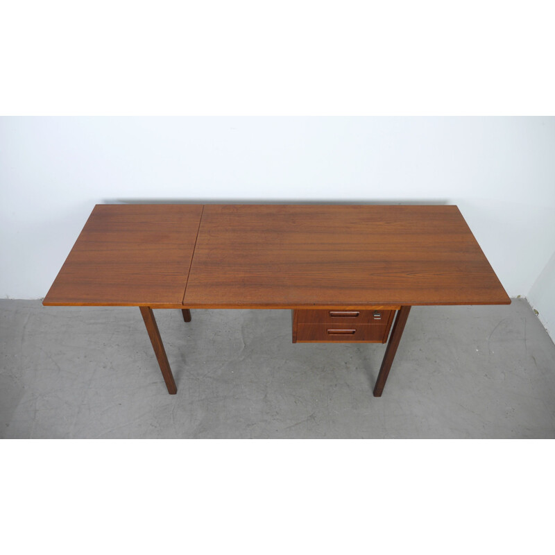 Vintage Adjustable Teak Desk by Arne Vodder Denmark 1950s