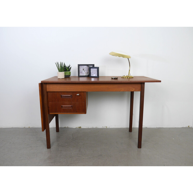 Vintage Adjustable Teak Desk by Arne Vodder Denmark 1950s