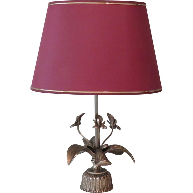 Table lamp vintage fleur
