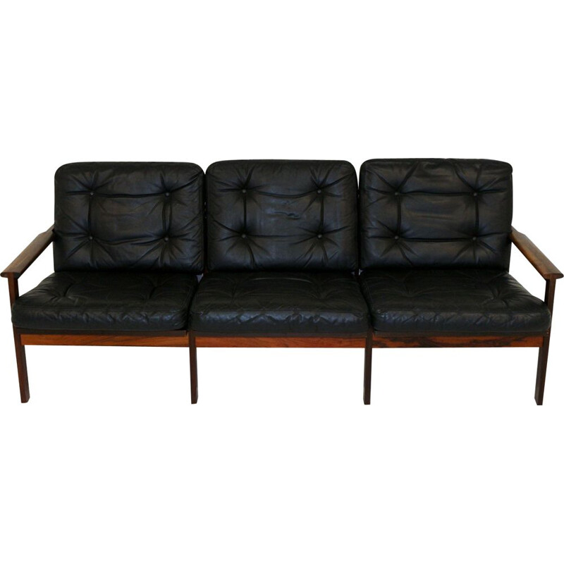Vintage leather sofa 1960