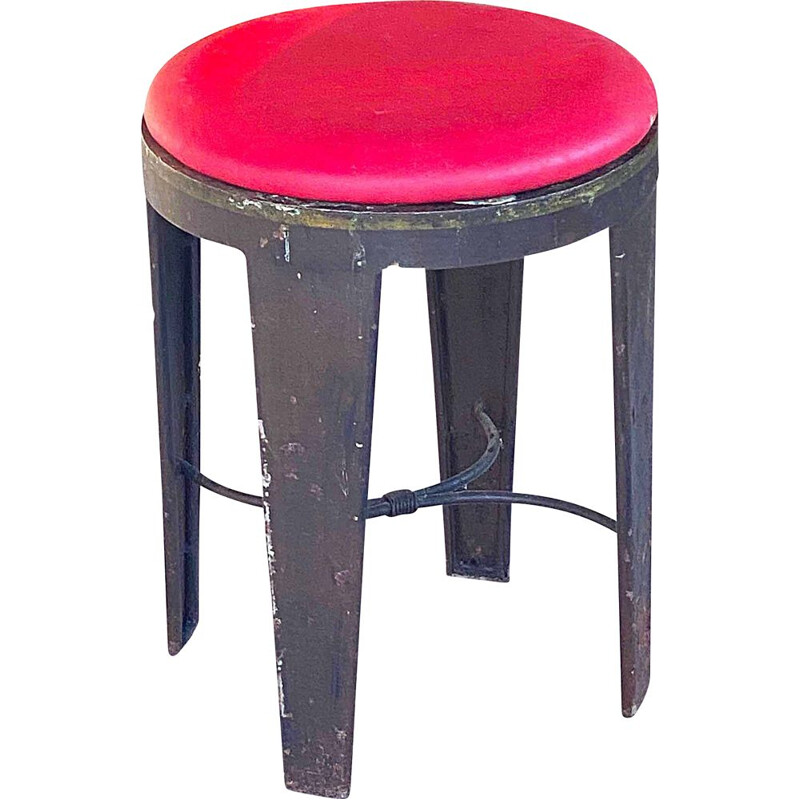 Vintage metal stool 1960