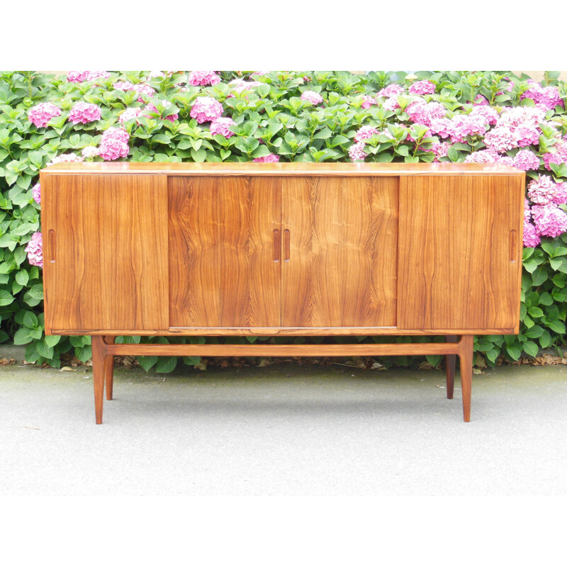 Sideboard in maple and Rio rosewood - 1960s