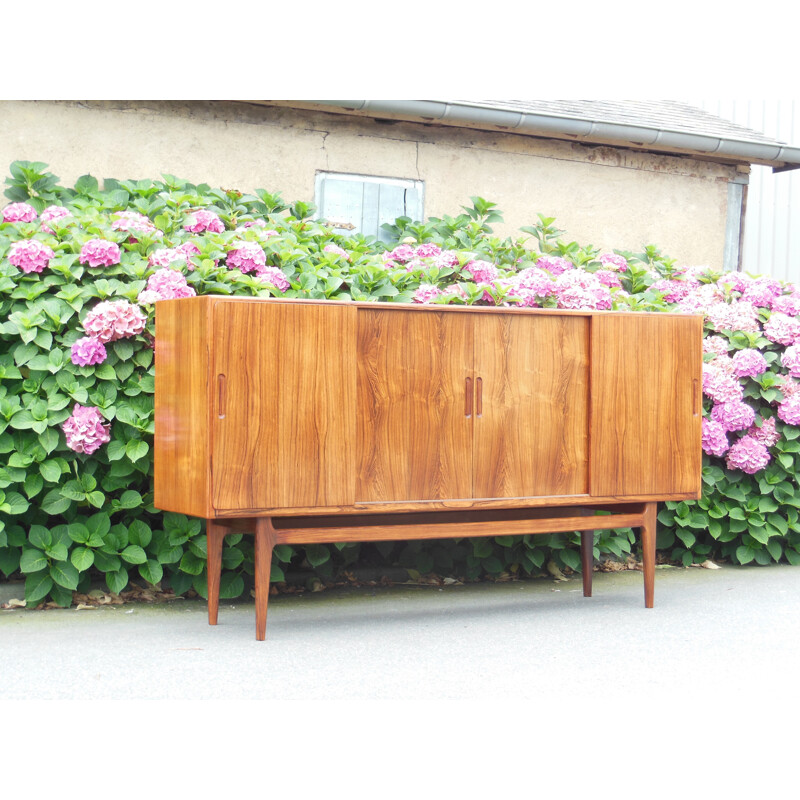 Sideboard in maple and Rio rosewood - 1960s