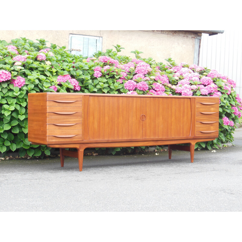 Samcom sideboard in teak, Johannes ANDERSEN - 1960s