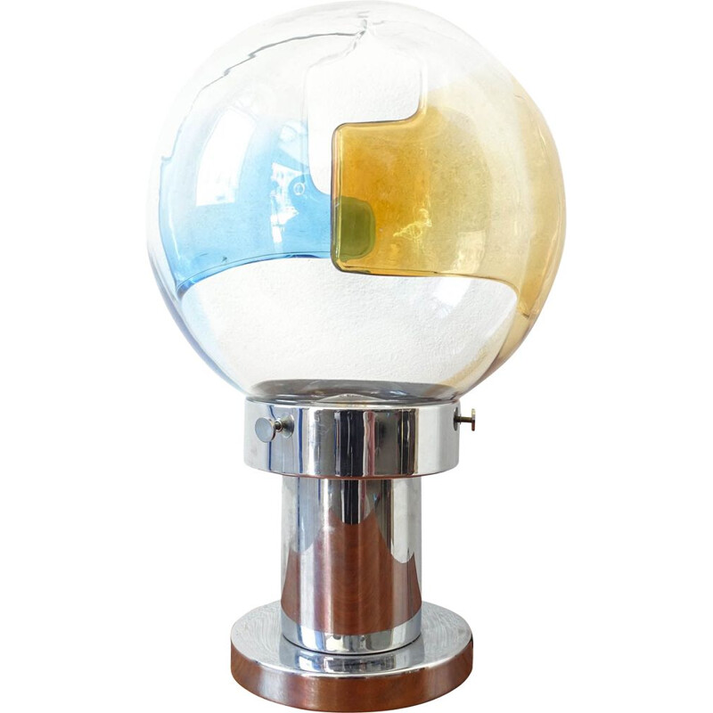 Vintage Space Age Table Lamp by Toni Zuccheri for Venini 1960s