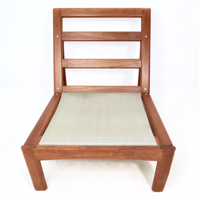 Pair of Vintage Teak Easy Chair by Grete Jalk for Glostrup Mobelfabrik 1960s