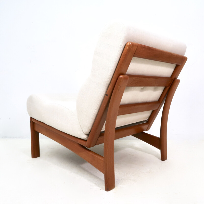 Vintage Teak Easy Chair by Grete Jalk for Glostrup Møbelfabrik 1960s