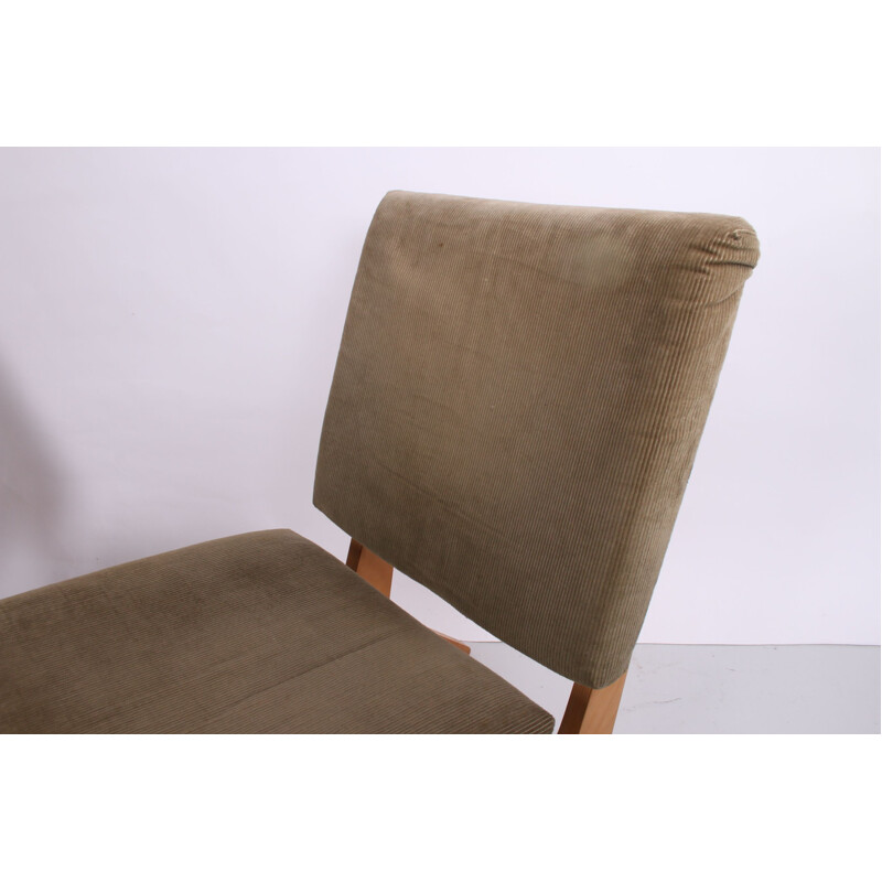 Pair of vintage Scissor lounge chair by Jan van Grunsven for Pastoe 1950s
