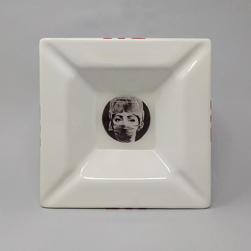 Vintage Fornasetti Porcelain Ashtray Empty Pocket by Piero Fornasetti for Winston 1970s