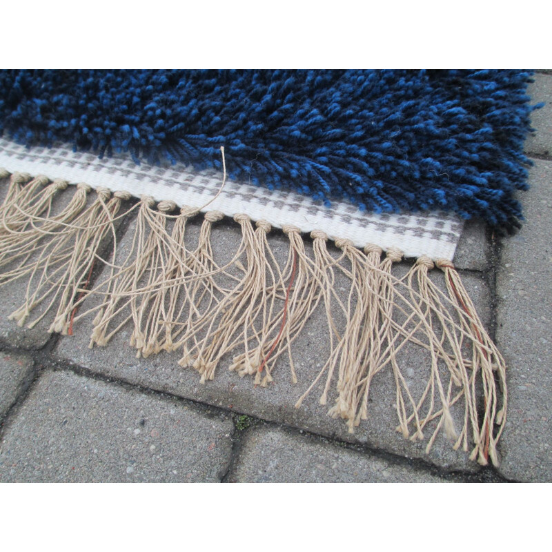 Vintage wool rug by Rya Rug, Sweden 1970