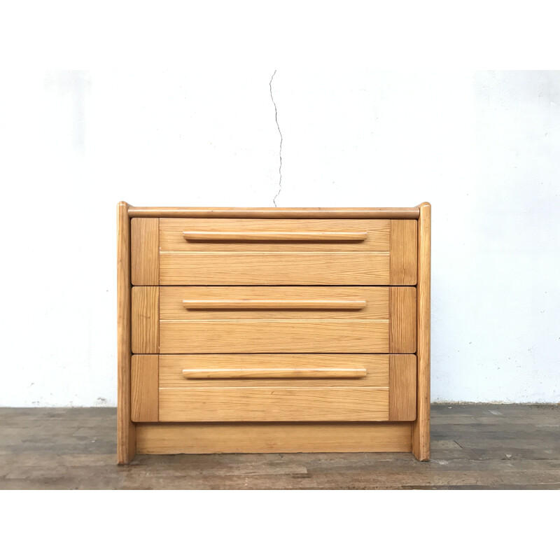 Vintage Gautier pine chest of drawers 1970