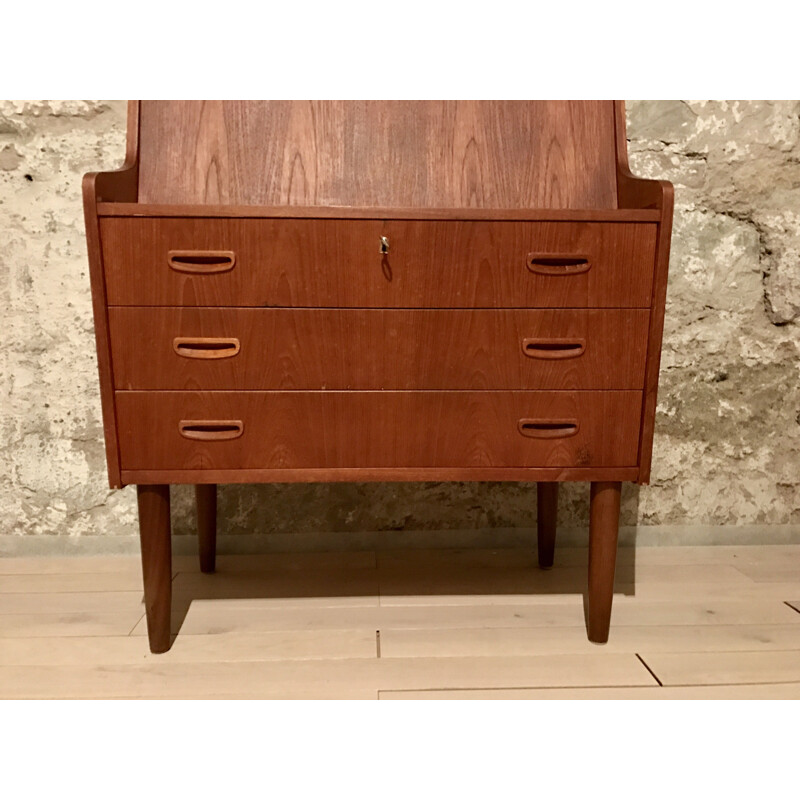 Secretaire vintage en teck Danois 1960