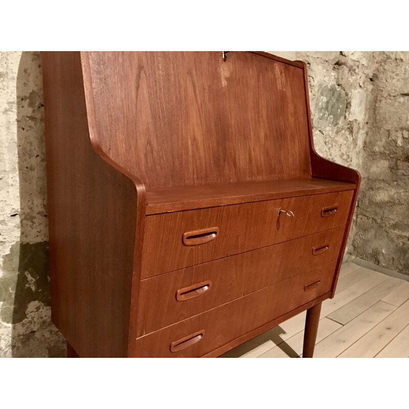 Vintage  teak secretary Danish 1960s