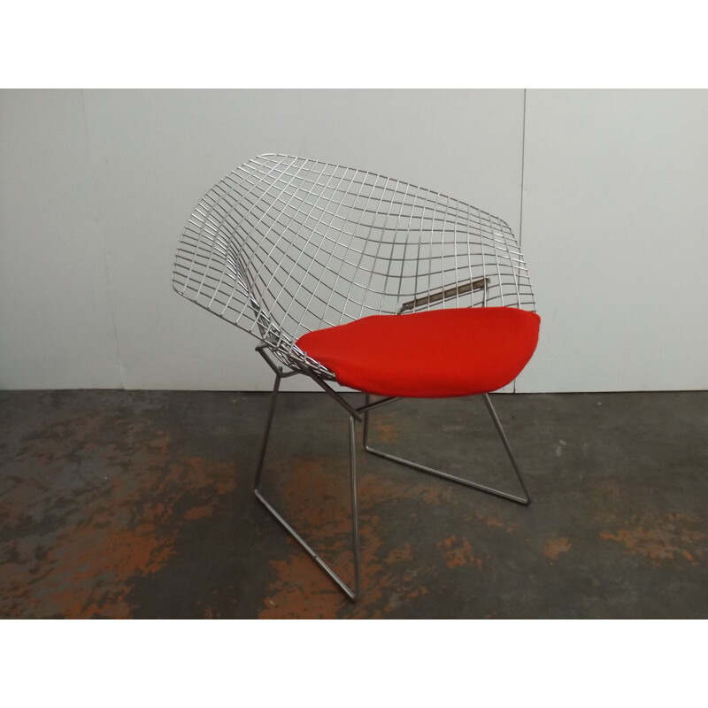 Sedia vintage Bertoia a diamante