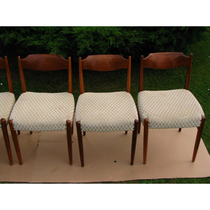 Set of 6 vintage chairs Scandinavian