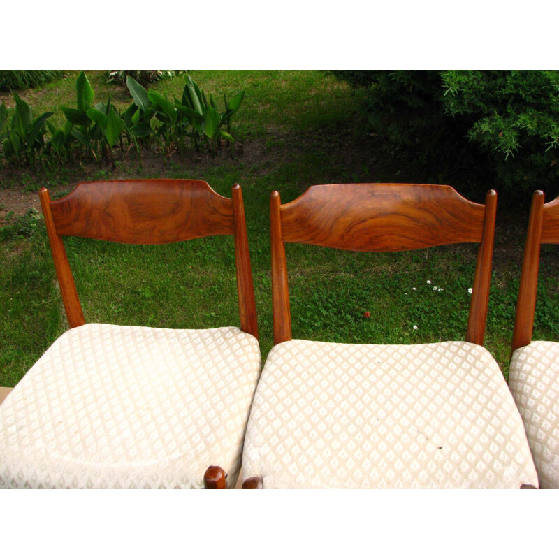 Set of 6 vintage chairs Scandinavian