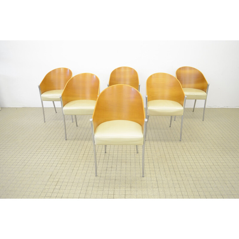 6 chaises Vintage Aleph "King Costes" de Philippe Starck